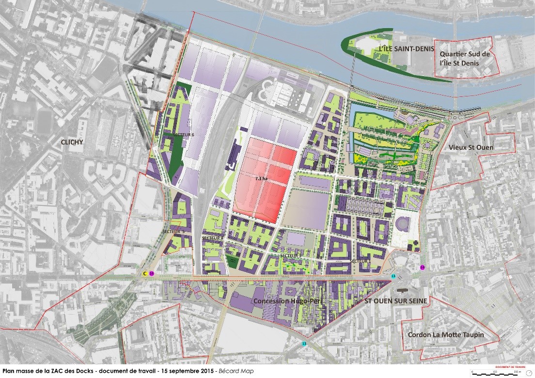 Plan de masse ZAC des docks