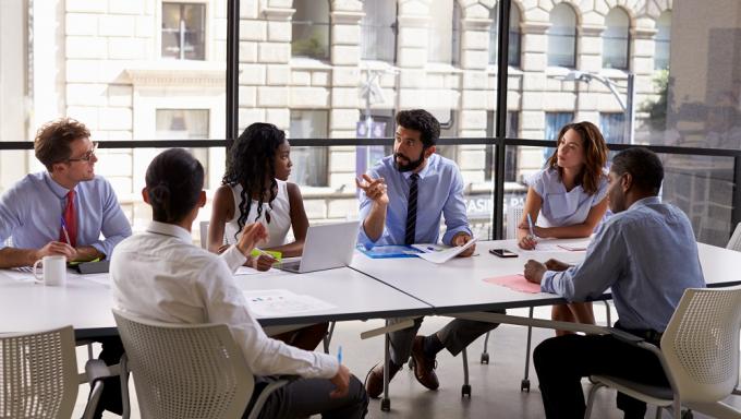 entreprise réunion stratégique